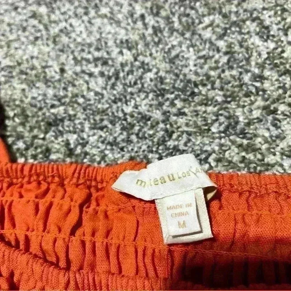 Monteau Los Angeles Crop Top, M, Burnt Orange NWT - Picture 6 of 10